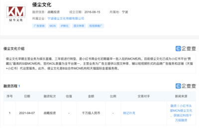 MCN機(jī)構(gòu)侵塵文化獲千萬級(jí)戰(zhàn)略投資