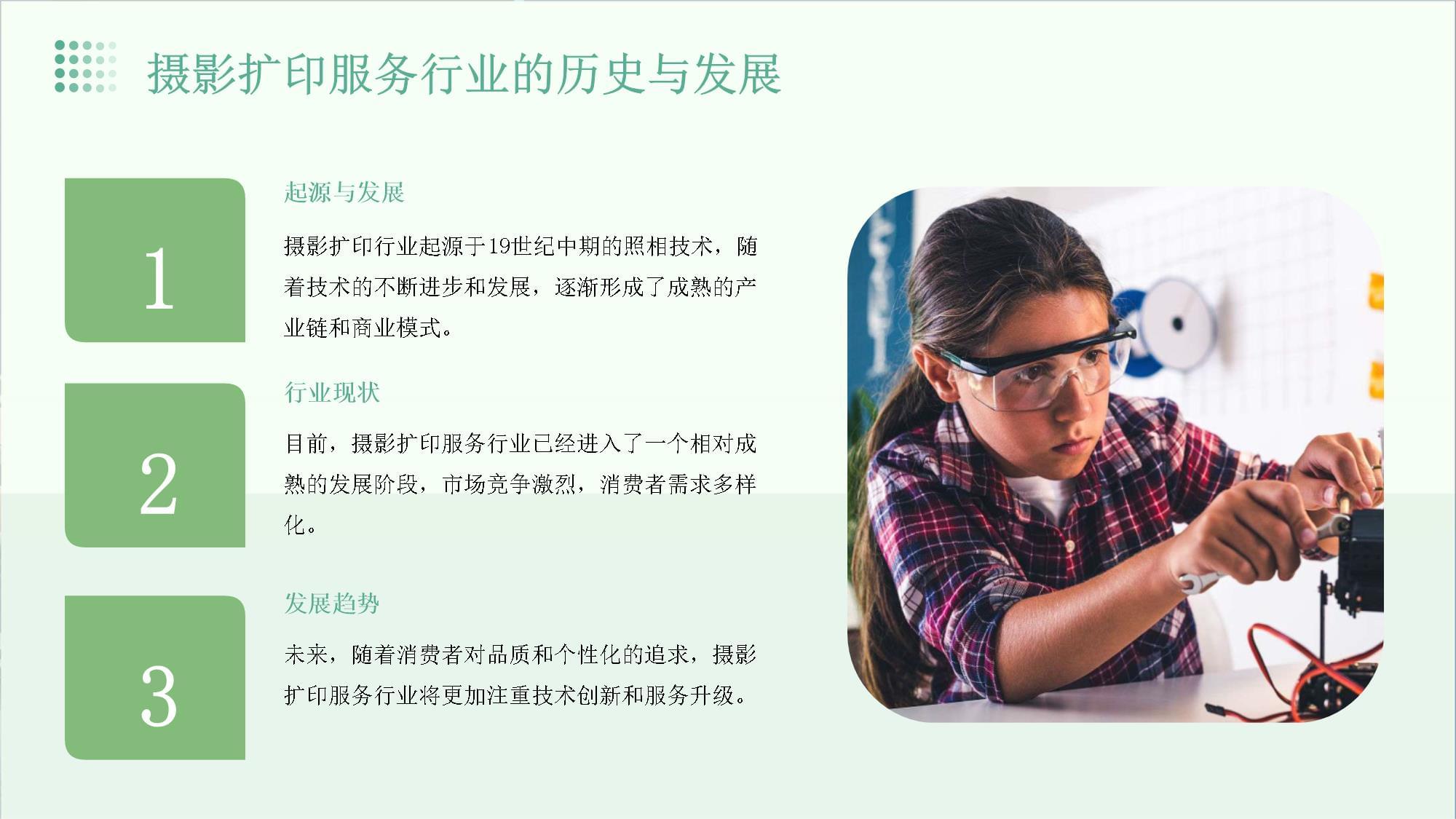 攝影擴印服務行業商業發展計劃書